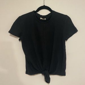 Madewell Size XS Black Front Tie at Bottom